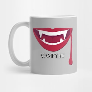 Vampyre blood and fangs Mug